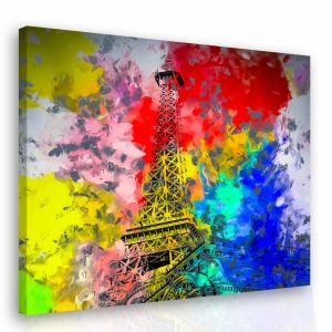 Malovaný obraz - Eiffelova věž