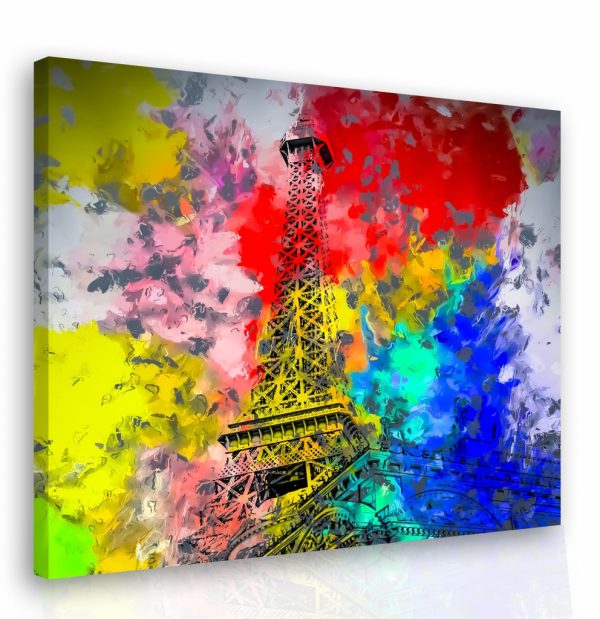 Malovaný obraz - Eiffelova věž