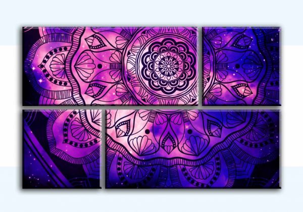 Mandala na nočním nebi 145x90 cm - Image 3