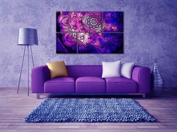 Mandala na nočním nebi 145x90 cm - Image 2