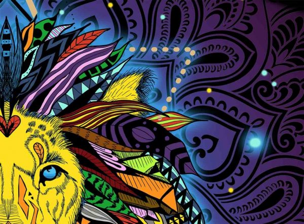 Obraz lví mandala - Image 4