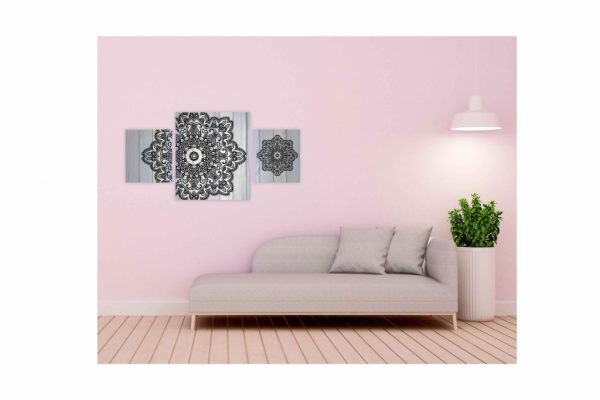 Obraz mandala na dřevě - Image 2