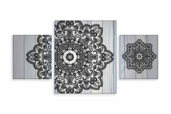 Obraz mandala na dřevě - Image 3