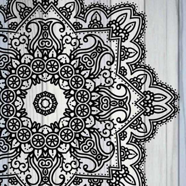 Obraz mandala na dřevě - Image 4
