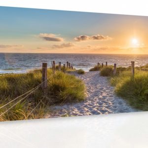 Obraz - Pěšinka na pláži 140x70 cm