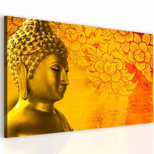 Obraz Buddha ve zlaté
