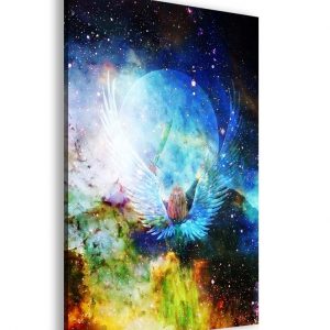 Abstraktní obraz andělské požehnání 70x90 cm