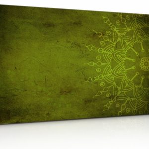 Obraz Kamenná zelená mandala