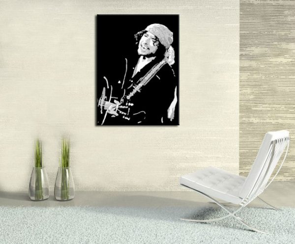Ručne maľovaný POP Art obraz Bob Dylan  bd
