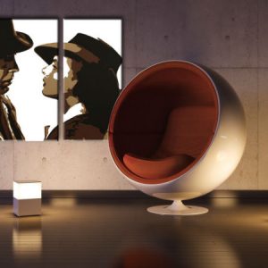 Ručne maľovaný POP Art obraz CASABLANCA 3 dielny  casa