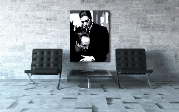 Ručne maľovaný POP Art obraz Godfather  god5