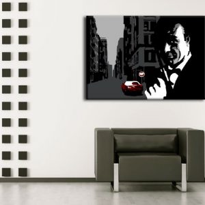 Ručne maľovaný POP Art obraz James Bond  bond3