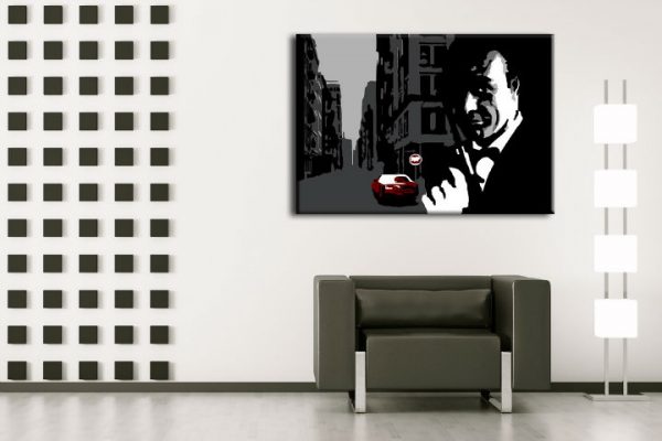 Ručne maľovaný POP Art obraz James Bond  bond3