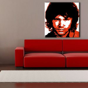 Ručne maľovaný POP Art obraz Jim Morrison  jm2