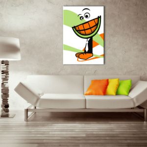 Ručne maľovaný POP Art obraz MELON  melon