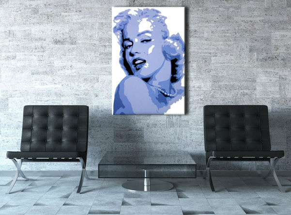 Ručne maľovaný POP Art obraz Marilyn Monroe  mon