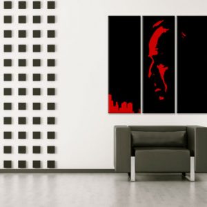 Ručne maľovaný POP Art obraz Marlon Brando 3 dielny  gff