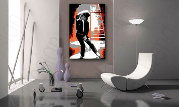 Ručne maľovaný POP Art obraz Michael Jackson  mj4