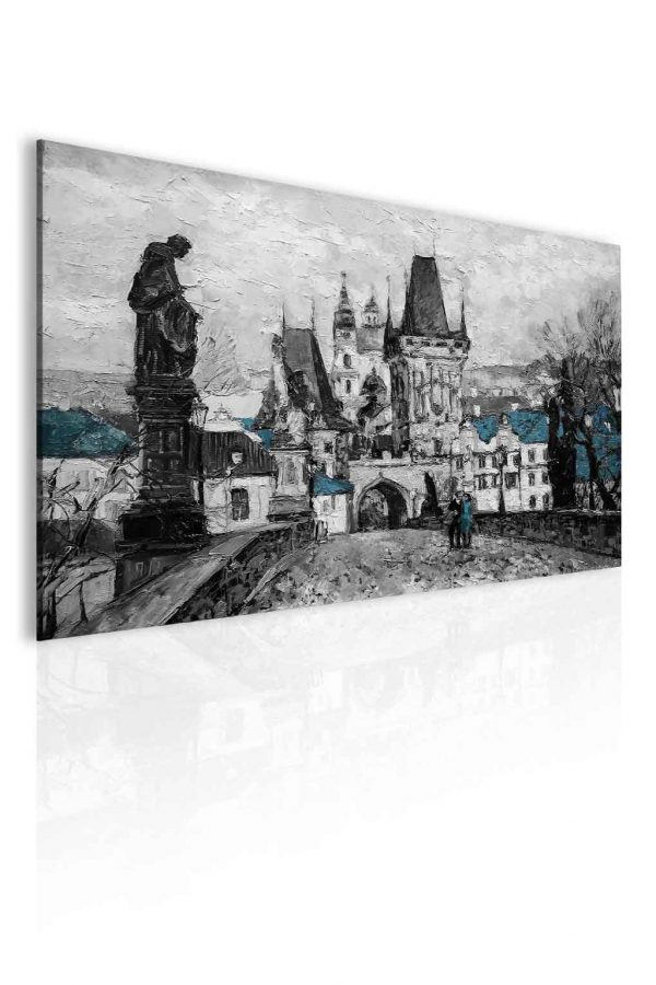 Obraz - Reprodukce Praha Karlův most III 110x75 cm