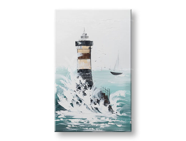 Maľovaný obraz na stenu MAJÁK  Zľava 25 % 1 dielny  80x50 cm YOBFB633E1