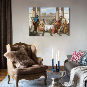 Obraz na plátne Giambattista Tiepolo - Kleopatrina hostina