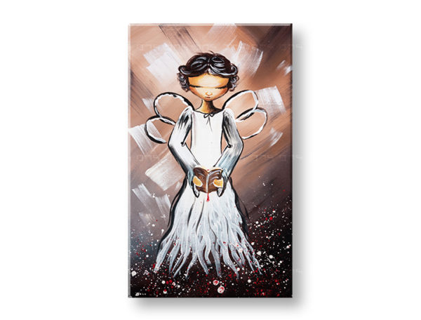 Maľovaný obraz Zľava 20 % na stenu ANJEL 1 dielny 30X50 cm YOBAM027E1/24h