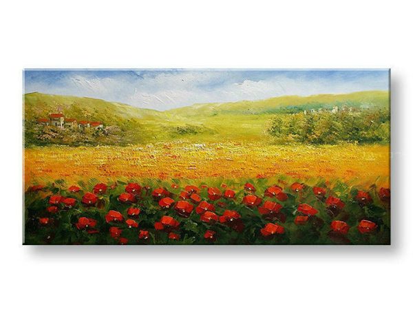 Maľovaný obraz na stenu Zľava 35 %na stenu KRAJINA 120x60 cm