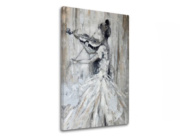 Obraz na plátne Zľava 60 % HUSLISTKA 80x120 cm