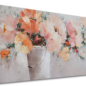 Obraz na plátne Zľava 60 % KVETY VO VÁZE 80x40 cm