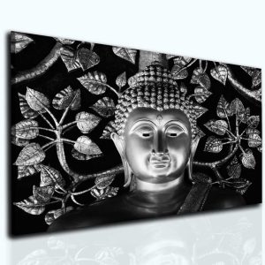 Obraz Buddha silver