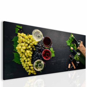Obraz vinobraní 110x50 cm