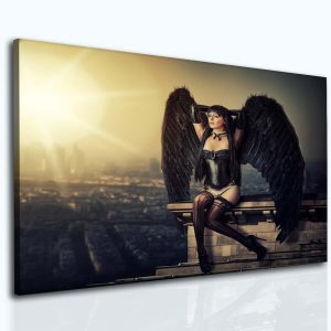 Temný anděl 100x80 cm