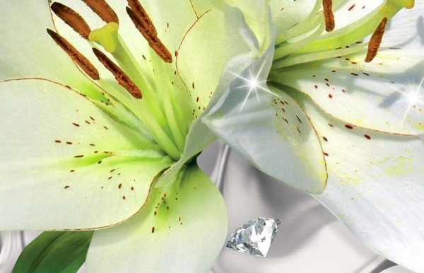 Vícedílný obraz - Lilie a diamanty - Image 3