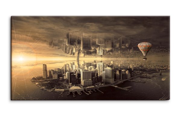 Fantasy New York 120x55 cm - Image 3