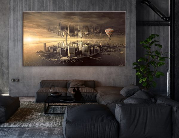 Fantasy New York 120x55 cm - Image 2