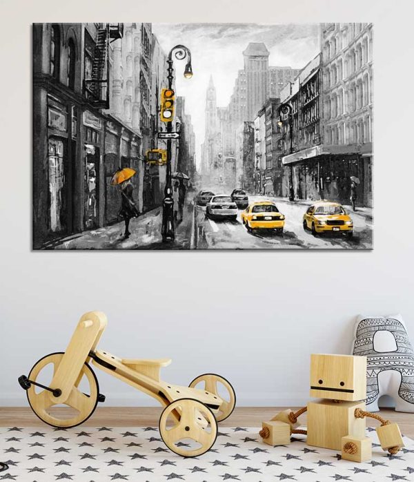 Obraz newyorská ulice žlutá - Image 2