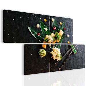Dvoudílný obraz sushi 174x100 cm