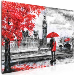 Obraz londýnská procházka červená