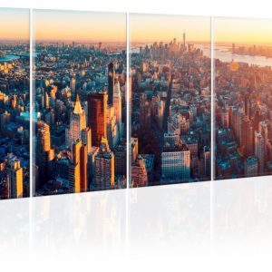 Vícedílný obraz Manhattan na dlani 250x80 cm