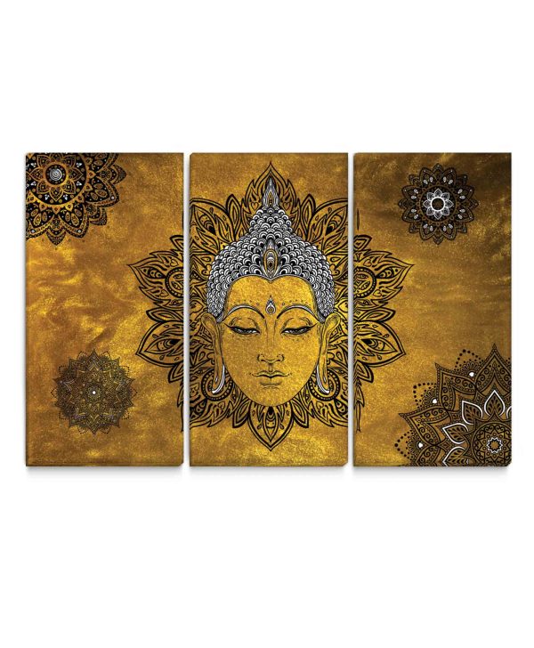 Obraz mandala žlutý Buddha - Image 3