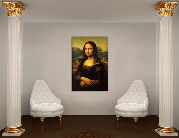 Obraz na plátne MONA LISA – Leonardo Da Vinci Zľava 60 % 100x60 cm