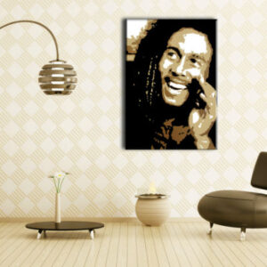 Ručne maľovaný POP Art obraz Bob Marley 50x70 cm