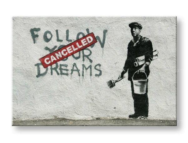 Obraz na plátne Street ART – Banksy 60x90 cm